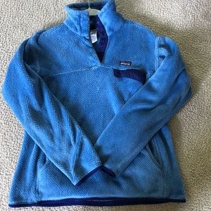 Womens Large Blue Patagonia Fleece